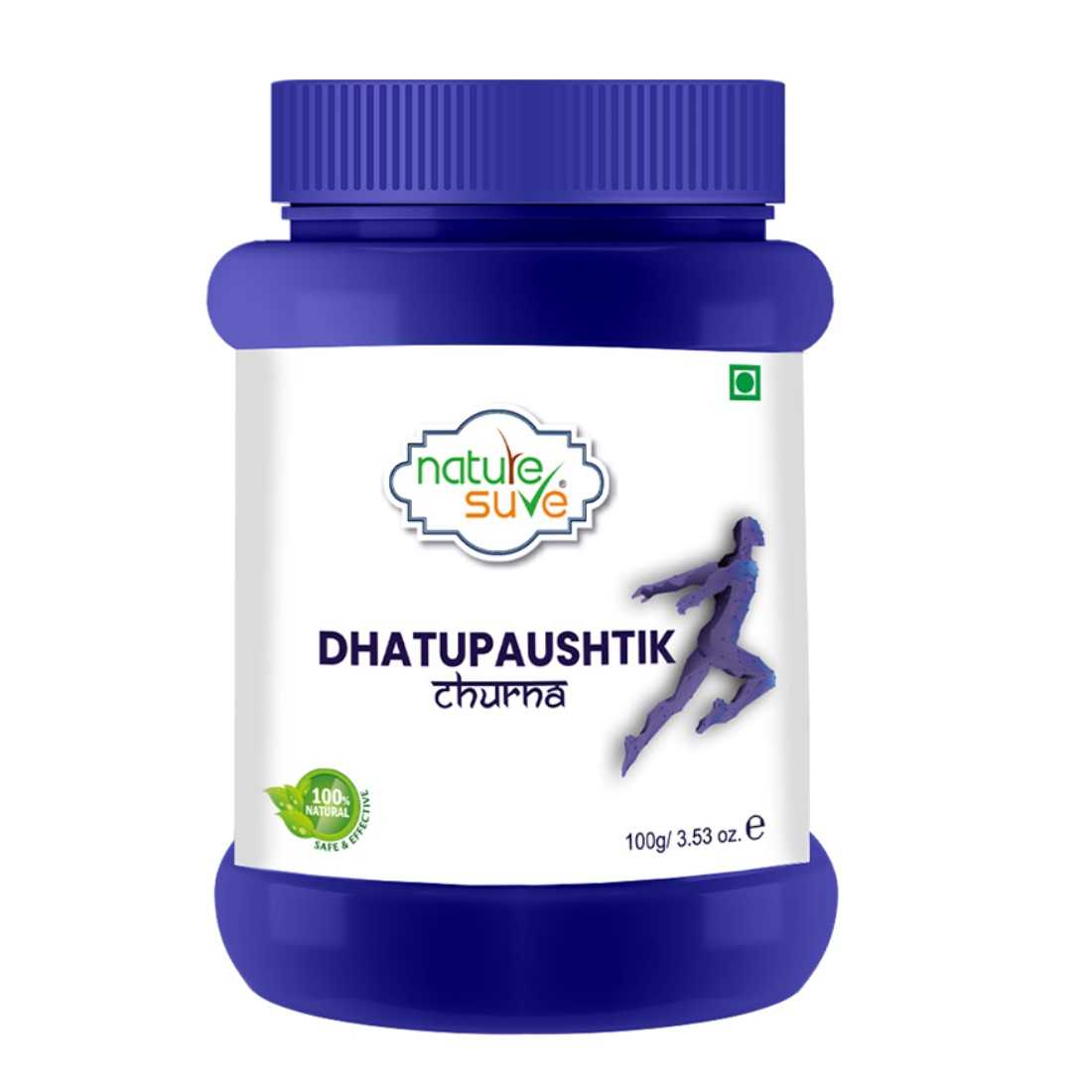 Nature Sure Dhatupaushtik Ayurvedic Churna 100g for Vigor, Vitality and Stamina in Men and Women