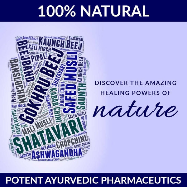 Nature Sure Dhatupaushtik Ayurvedic Churna 100g for Vigor, Vitality and Stamina in Men and Women