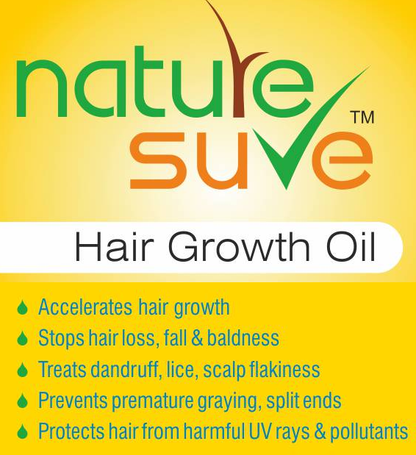 Nature Sure™ Hair Growth Oil - For Hair Fall, Hair Loss, Dandruff, Graying, Split-Ends