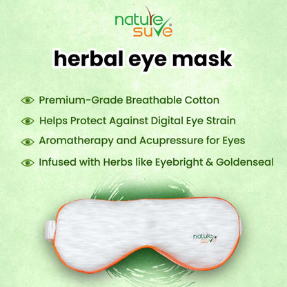 Nature Sure Herbal Eye Mask for Digital Eye Strain in Students and Teens