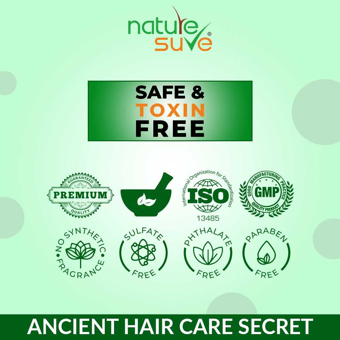 Nature Sure Jonk Tail Hair Oil for Men and Women - 150 ml