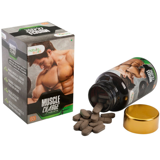 Nature Sure Muscle Charge Tablets For Muscle Strength & Protein Absorption