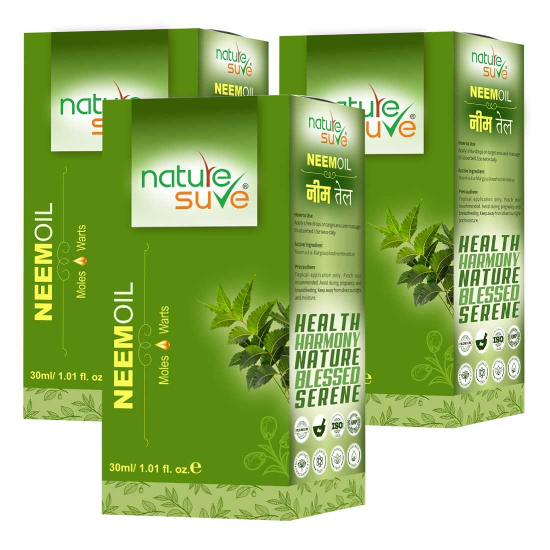 Nature Sure Neem Oil for Moles & Warts in Men & Women - 30ml