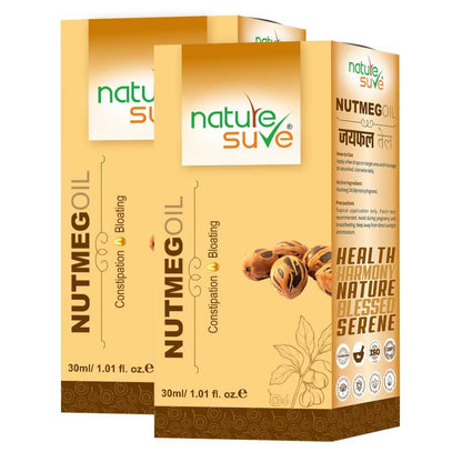 Nature Sure Nutmeg Jaiphal Oil for Bloating & Constipation in Men & Women - 30ml