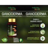 Nature Sure Ganoderma LingZhi Reishi Mushroom Capsules for Stamina and Endurance