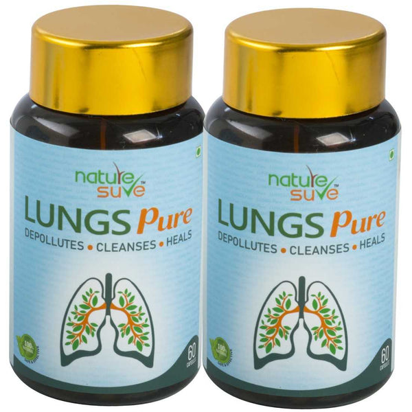 Nature Sure™ Lungs Pure Capsules – Protection Against Pollution, Smoke & Respiratory Toxins